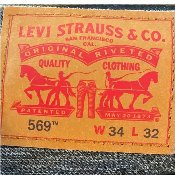 Men’s Levi’s jeans waste 34 length 32 - Picture 2 of 2